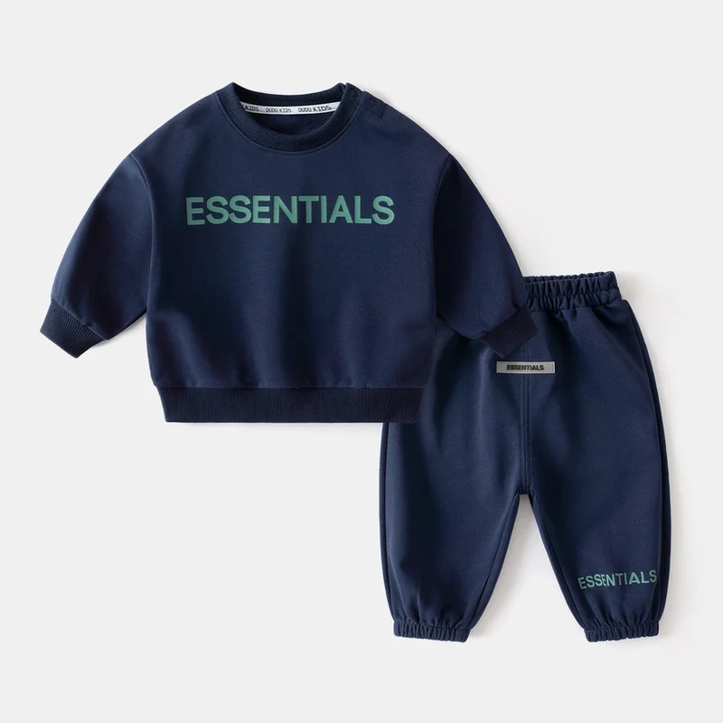 Toddler Set Sweatshirts and Sweatpants Essentials Letter Print Boys and Girls Children's Loose Casual Sportswear Suits Spring
Toddler Set Sweatshirts and Sweatpants Essentials Letter Print Boys and Girls Children's Loose Casual Sportswear Suits Spring