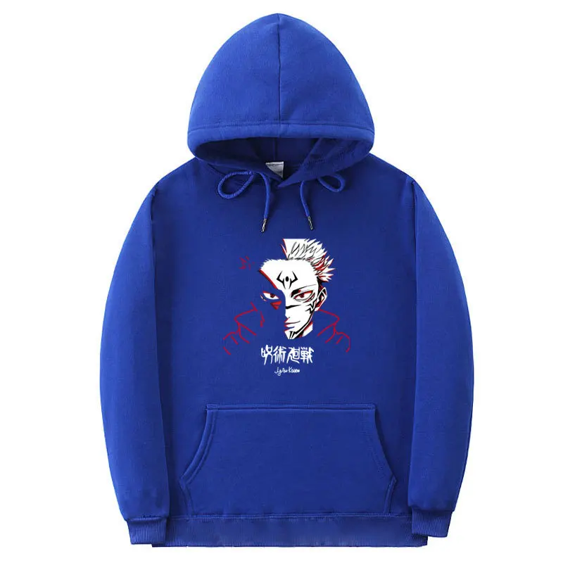 Autumn and winter Japanese mantra back to battle jujutsu kaisen printed men's and women's hooded sweatshirts sweatshirts
Autumn and winter Japanese mantra back to battle jujutsu kaisen printed men's and women's hooded sweatshirts sweatshirts