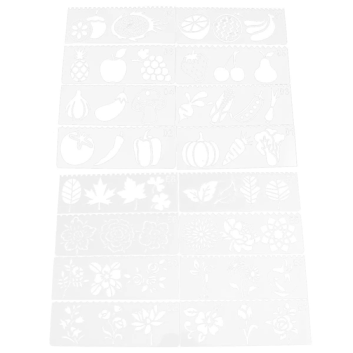 32pcs Play Set Flower Leaf and Vegetable Fruit Painting Stencils Plastic Drawing Template DIY Hollow out Stencil
32pcs Play Set Flower Leaf and Vegetable Fruit Painting Stencils Plastic Drawing Template DIY Hollow out Stencil