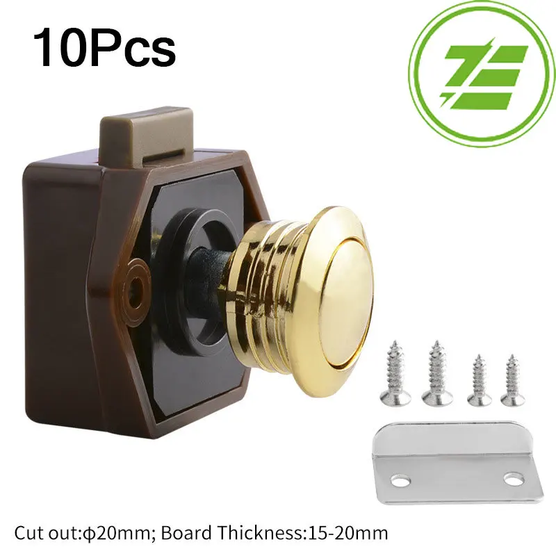 10PCS Diameter 20mm Camper Car Push Lock Caravan Boat Drawer Latch Button RV Locks Cabinet Furniture Door Lock Hardware
10PCS Diameter 20mm Camper Car Push Lock Caravan Boat Drawer Latch Button RV Locks Cabinet Furniture Door Lock Hardware