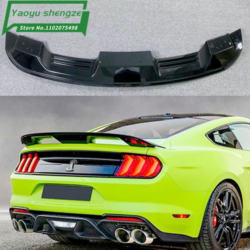For Ford Mustang spoiler 2015-2021 ABS Plastic Material Unpainted Color Rear Roof Spoiler Wing Trunk Lip Boot Cover Car Styling
For Ford Mustang spoiler 2015-2021 ABS Plastic Material Unpainted Color Rear Roof Spoiler Wing Trunk Lip Boot Cover Car Styling