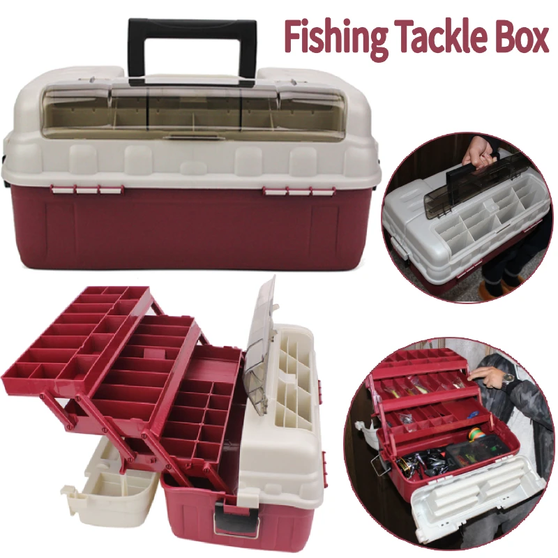 Fishing Tackle Box 4 Layer Multifunctional Fishing Box Barrel Holder Foldable High-Capacity Portable Durable for Angler Supplies
Fishing Tackle Box 4 Layer Multifunctional Fishing Box Barrel Holder Foldable High-Capacity Portable Durable for Angler Supplies