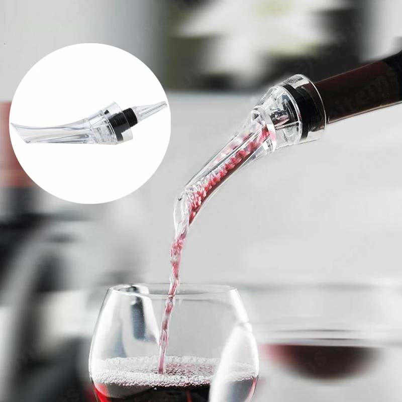 1Pc Portable Wine Decanter Red Wine Aerating Pourer Spout Decanter Wine Aerator Quick Aerating Pouring Tool Pump
1Pc Portable Wine Decanter Red Wine Aerating Pourer Spout Decanter Wine Aerator Quick Aerating Pouring Tool Pump