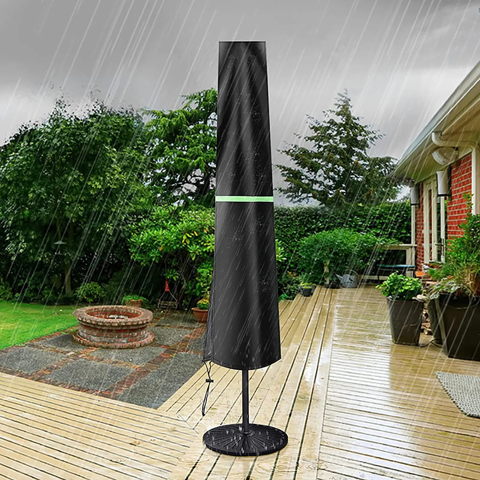 Patio Parasol Cover Patio Umbrella Cover Outdoor Waterproof Simply Shade Outside Parasol Cover Durable Zipper Rod 420D Oxford 
Patio Parasol Cover Patio Umbrella Cover Outdoor Waterproof Simply Shade Outside Parasol Cover Durable Zipper Rod 420D Oxford