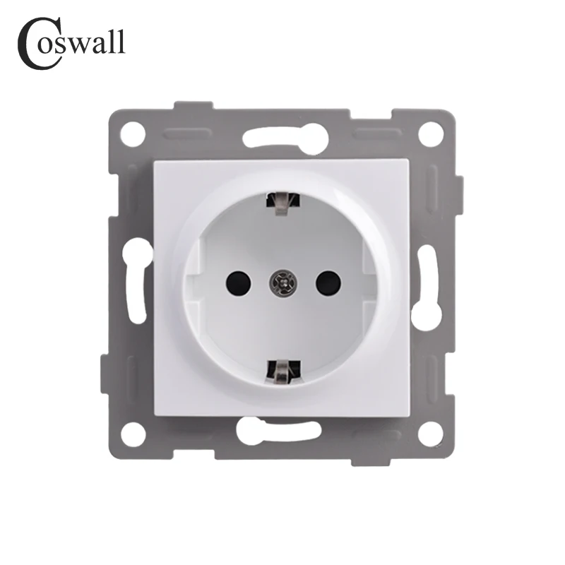 Coswall D1 Series Glass Panel Wall Socket EU Standard With Dual USB Charging Module DIY White
Coswall D1 Series Glass Panel Wall Socket EU Standard With Dual USB Charging Module DIY White