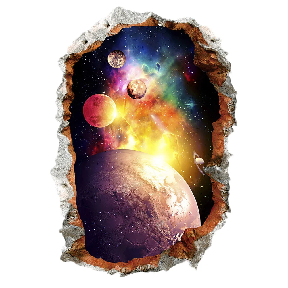 Space Wall Stickers Murals 3D Planet Wall Decals Home Wall Decor for Nursery Playroom Living Room Wall Decoration
Space Wall Stickers Murals 3D Planet Wall Decals Home Wall Decor for Nursery Playroom Living Room Wall Decoration