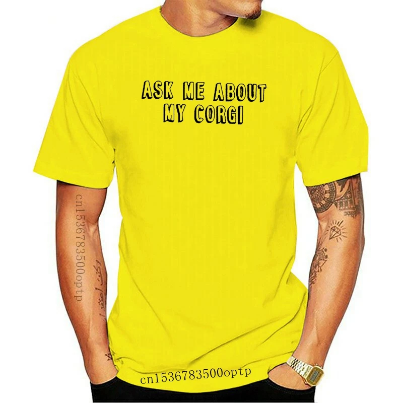 Camiseta con estampado de "Ask Me Corgi About My" para hombre y mujer, camisa divertida con diseño de perro abatible hacia arrib
Camiseta con estampado de "Ask Me Corgi About My" para hombre y mujer, camisa divertida con diseño de perro abatible hacia arrib