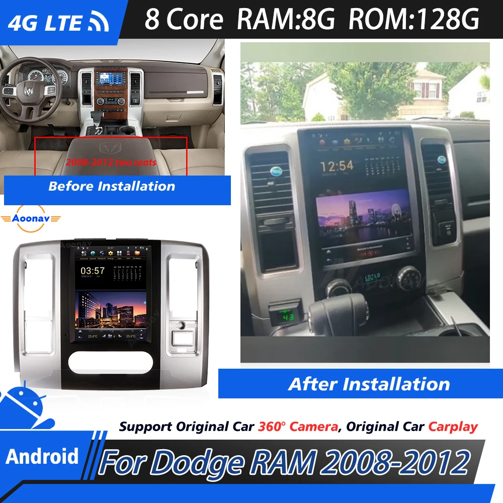 Car radio touch screen For Dodge RAM 2008 2009 2010 2011 2012 Automotive Central Android System Stereo Head Unit Recorder
Car radio touch screen For Dodge RAM 2008 2009 2010 2011 2012 Automotive Central Android System Stereo Head Unit Recorder