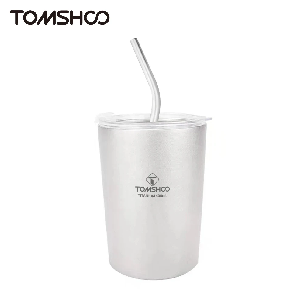 Tomshoo Double Layer Titanium Cup Lightweight Camping Coffee Cup Durable Outdoor Cup Titanium Milk Tea Cup with Straw Insulated
Tomshoo Double Layer Titanium Cup Lightweight Camping Coffee Cup Durable Outdoor Cup Titanium Milk Tea Cup with Straw Insulated