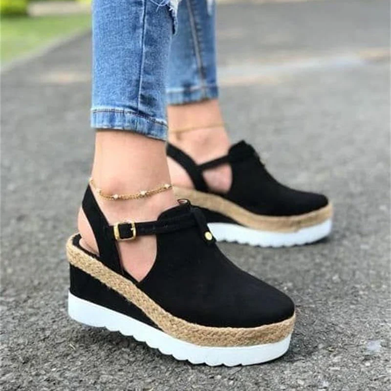 Sandals Women Summer Shoes Woman Wedges Platform Fashion Fish Mouth Rome Sandals Shoes Pure Color Wholesale
Sandals Women Summer Shoes Woman Wedges Platform Fashion Fish Mouth Rome Sandals Shoes Pure Color Wholesale