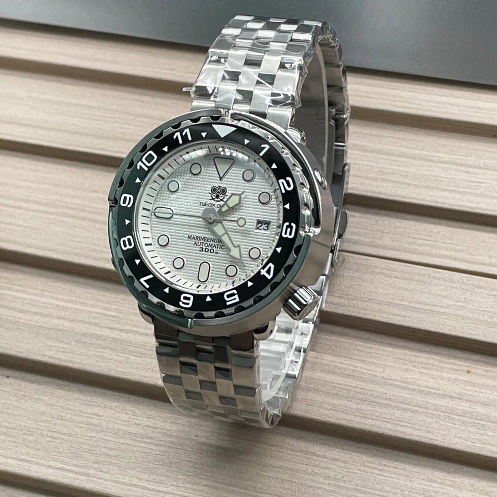 Мужские Водонепроницаемые механические часы с белым циферблатом SEIKO NH35A
Мужские Водонепроницаемые механические часы с белым циферблатом SEIKO NH35A