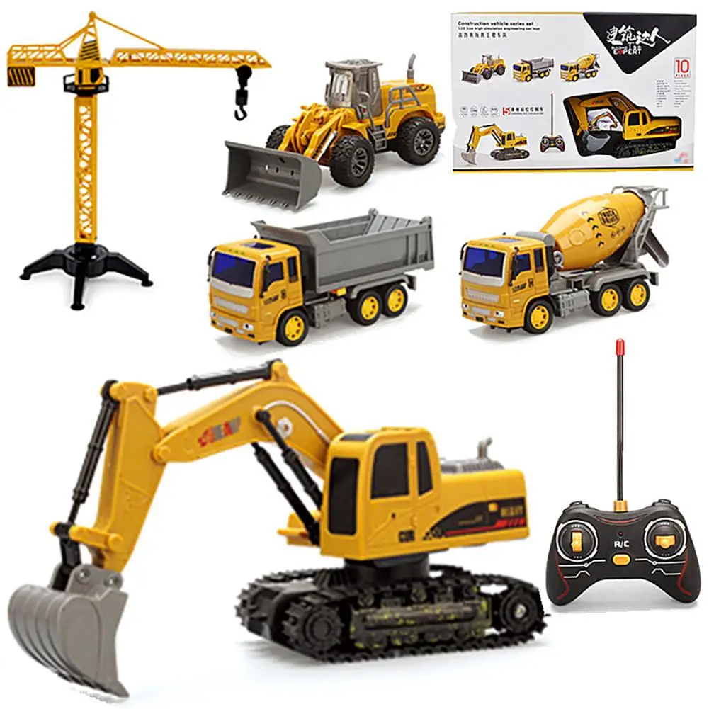 5 in 1 electric remote control alloy engineering vehicle set excavator bulldozer children remote control car model toy gift
5 in 1 electric remote control alloy engineering vehicle set excavator bulldozer children remote control car model toy gift