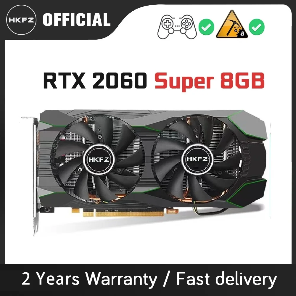 

Видеокарта HKFZ RTX 2060 Super 8 Гб GDDR6 256Bit GPU PCI Express 3,0x16 1470 МГц rtx 2060 супер игровая видеокарта 8 Гб
