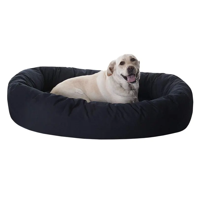 New Bagel Pet Bed For Dogs, Black, Extra Large Soft Sleep House Cushion Pet Product Accessories
New Bagel Pet Bed For Dogs, Black, Extra Large Soft Sleep House Cushion Pet Product Accessories