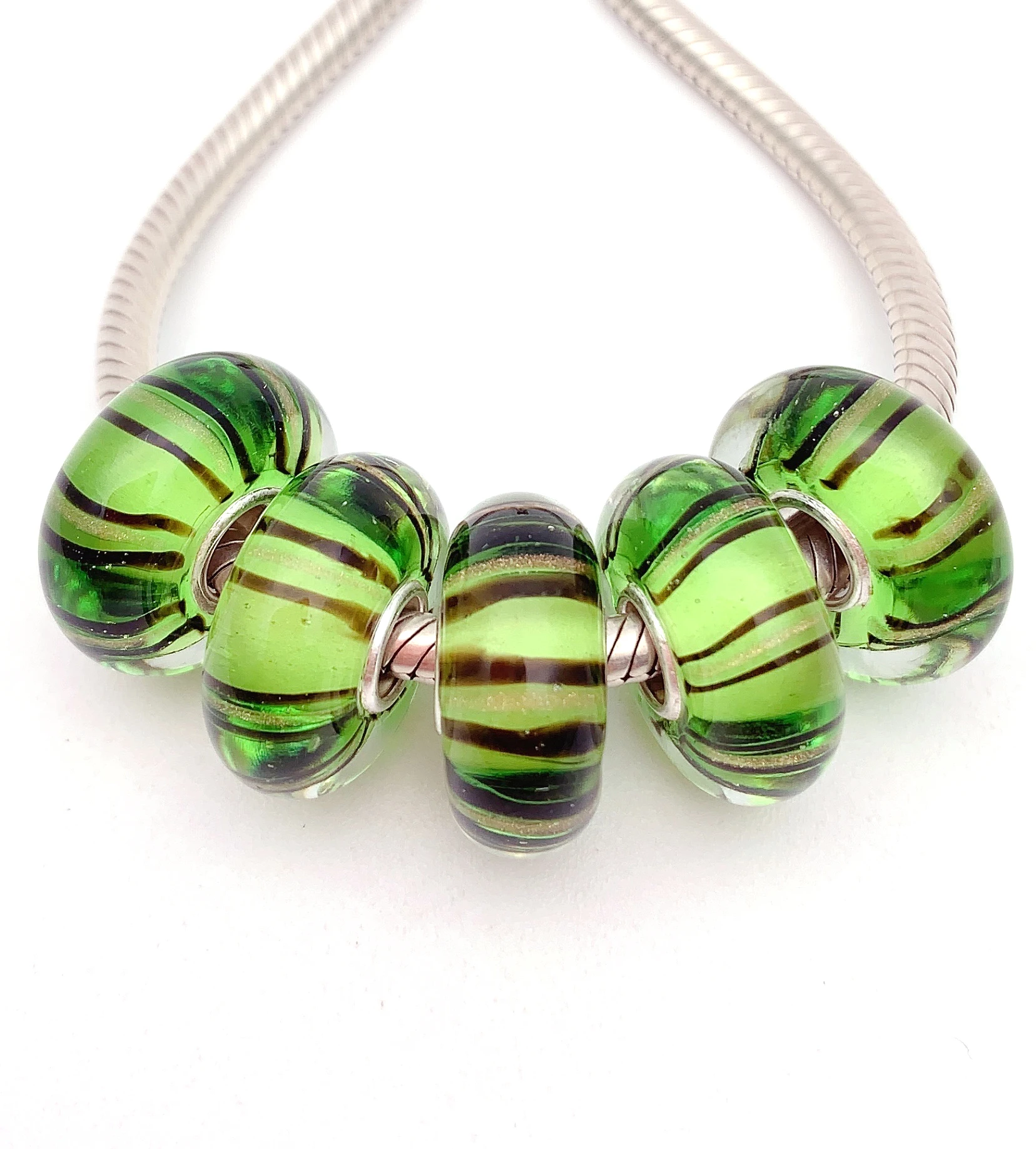 YG361 5X 100% Authenticity S925 Sterling Silver Beads Murano Glassbeads NEW Fit European Charms Bracelet Diy Jewelry Lampwork
YG361 5X 100% Authenticity S925 Sterling Silver Beads Murano Glassbeads NEW Fit European Charms Bracelet Diy Jewelry Lampwork