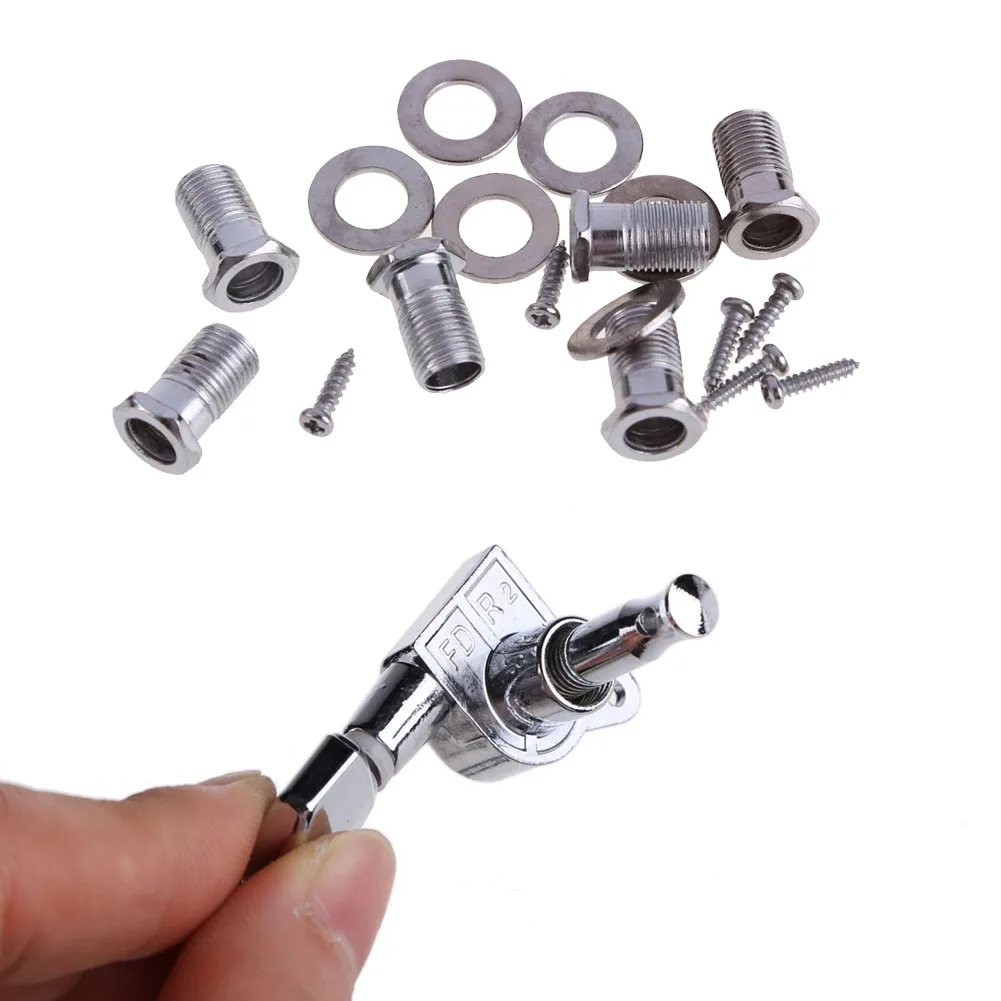 6 Chrome Guitar String Tuning Pegs Tuners Machine Heads Acoustic Electric Guitar Accessories
6 Chrome Guitar String Tuning Pegs Tuners Machine Heads Acoustic Electric Guitar Accessories