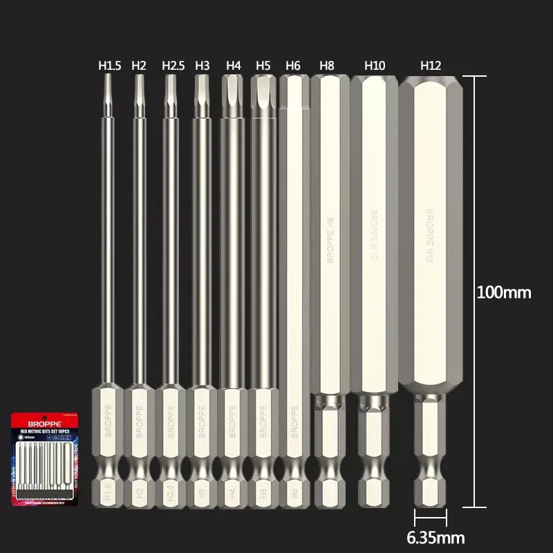 Набор сверл Conboom S2 для шестигранных ключей
Набор сверл Conboom S2 для шестигранных ключей