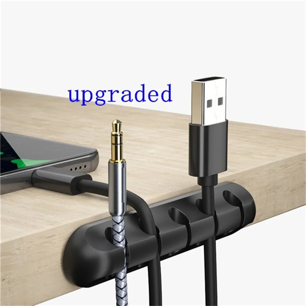 Cable Organizer Silicone USB Cable Winder Desktop Management Holder For Mouse Headphone USB Wire Clip Organizer 3/5/7 Holes
Cable Organizer Silicone USB Cable Winder Desktop Management Holder For Mouse Headphone USB Wire Clip Organizer 3/5/7 Holes