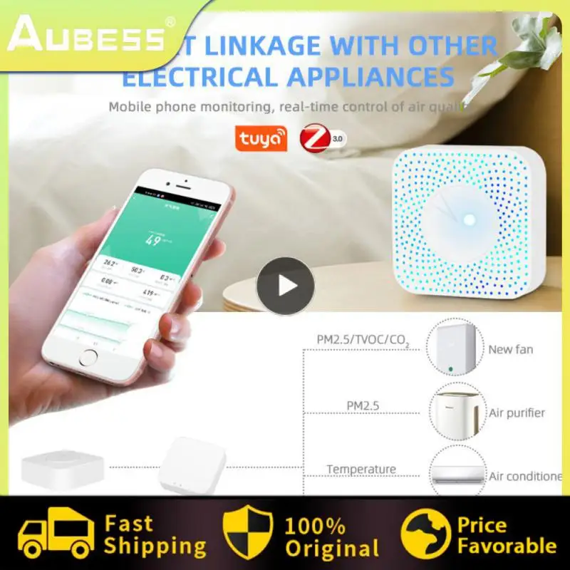 6 In 1 Air Housekeeper Mini Air Quality Monitor Box Automation Alarm Detector Smart Home Tuya Smart With Zigbee Gateway Zigbee
6 In 1 Air Housekeeper Mini Air Quality Monitor Box Automation Alarm Detector Smart Home Tuya Smart With Zigbee Gateway Zigbee