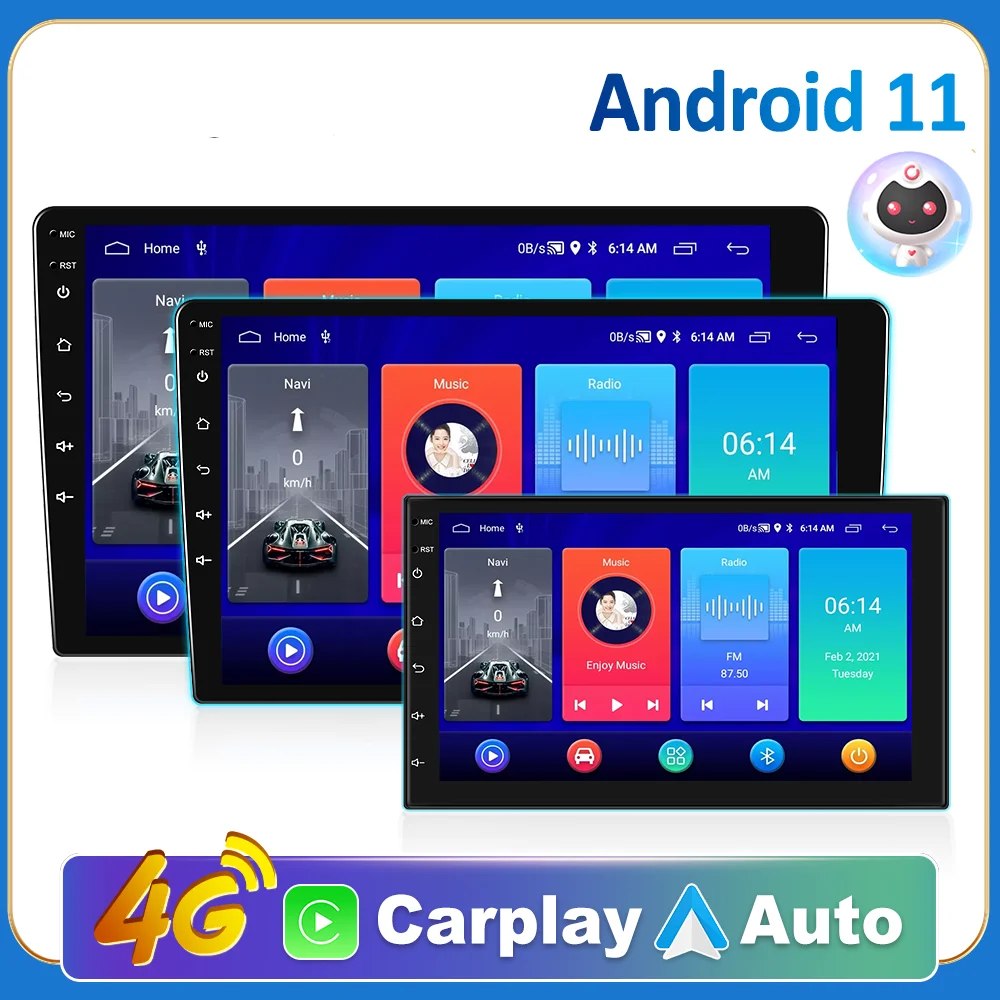Car Android Radio Multimedia Player 7/9/10" GPS 8G 128G 2din for Toyota Volkswagen Hyundai Nissan Kia Renault Suzuki Lada
Car Android Radio Multimedia Player 7/9/10" GPS 8G 128G 2din for Toyota Volkswagen Hyundai Nissan Kia Renault Suzuki Lada