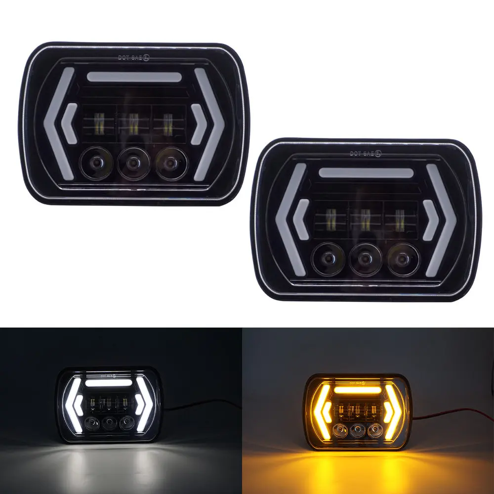 1/2pcs 7x6'' 5X7Inch Squre Led Headlight IP67 Waterproof Driving Light For Jeep Wrangler YJ Car/Off Road LED Headlight
1/2pcs 7x6'' 5X7Inch Squre Led Headlight IP67 Waterproof Driving Light For Jeep Wrangler YJ Car/Off Road LED Headlight