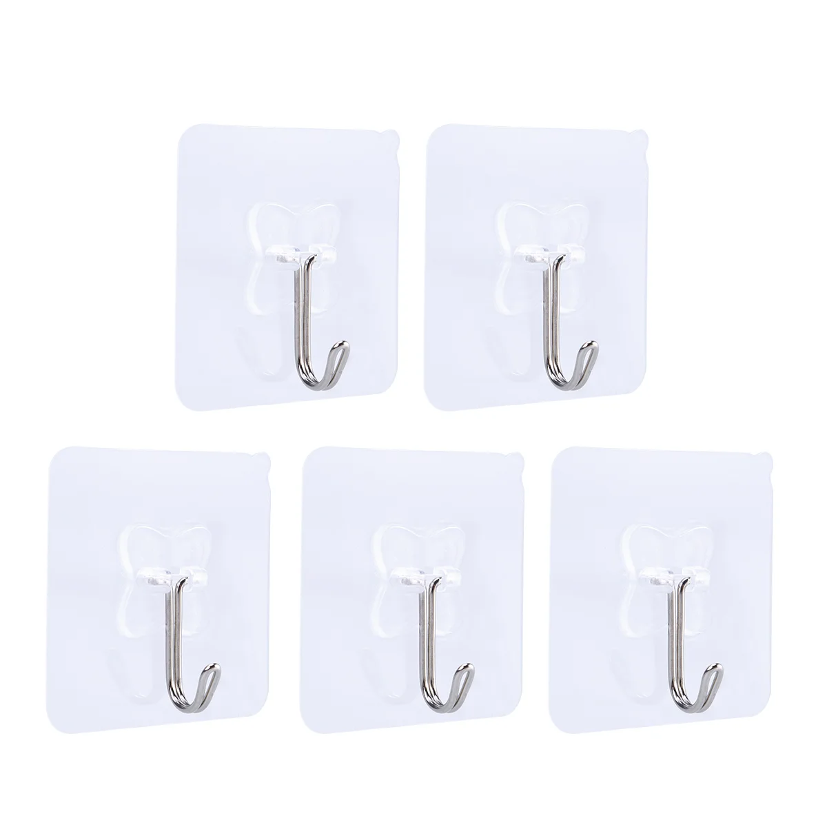 LIOOBO 5PCS adhesive wall hooks transparent suction cup sucker wall hooks hanger for kitchen bathroom
LIOOBO 5PCS adhesive wall hooks transparent suction cup sucker wall hooks hanger for kitchen bathroom