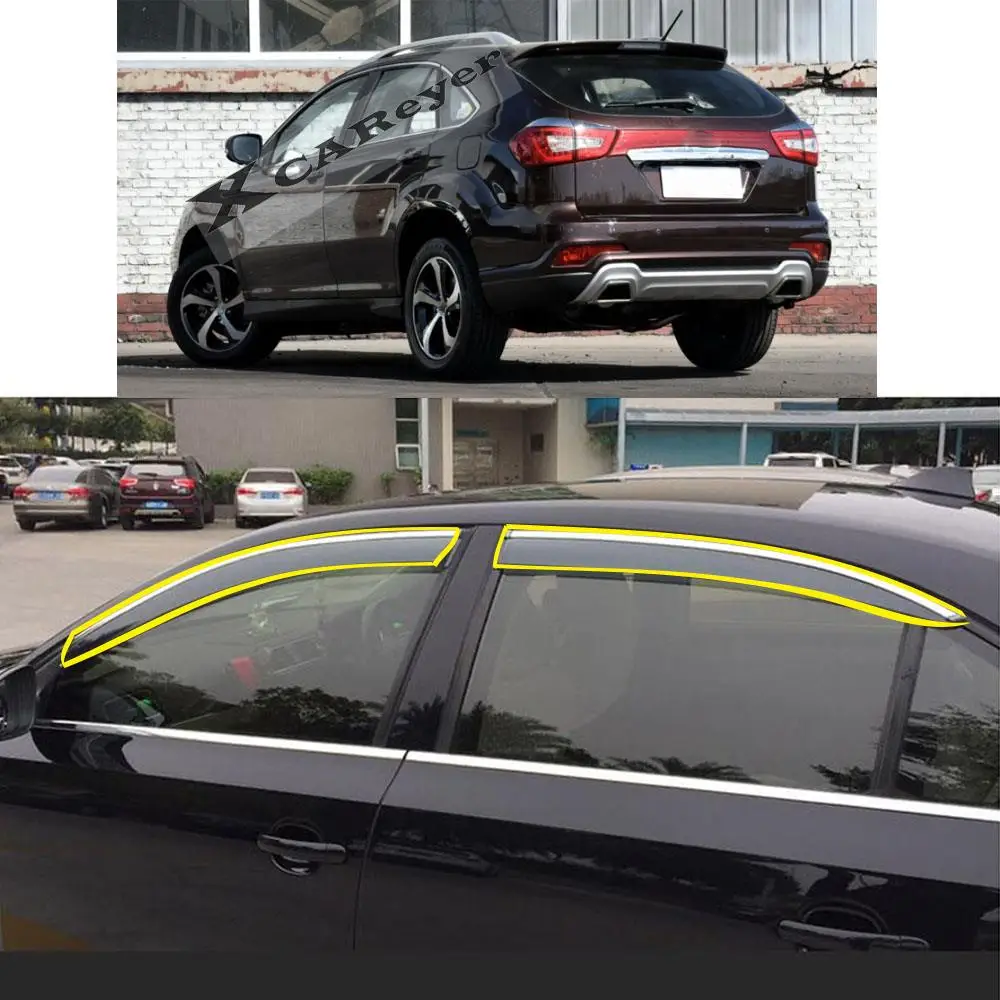 Стикер для кузова автомобиля, пластиковое оконное стекло, ветрозащитный козырек, защита от дождя/солнца, запчасти для навеса BYD S7 2014-2019
Стикер для кузова автомобиля, пластиковое оконное стекло, ветрозащитный козырек, защита от дождя/солнца, запчасти для навеса BYD S7 2014-2019