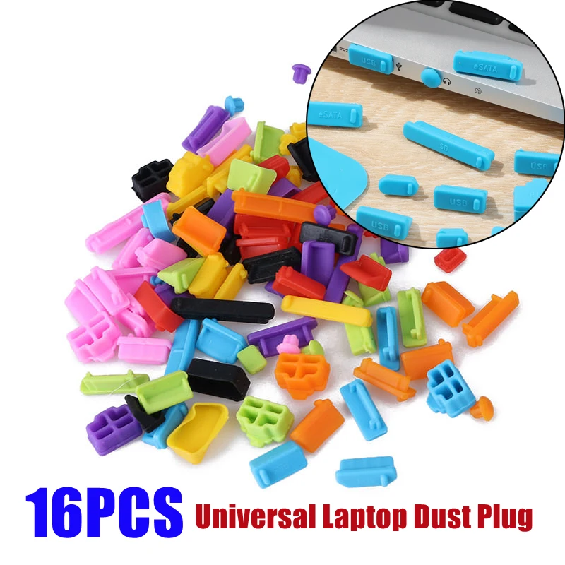 16PCS PortPlugs USB C Dust Plug Set For Universal Laptop Notebook Silicone Anti Dust Plug Cover Stopper Computer Accessories
16PCS PortPlugs USB C Dust Plug Set For Universal Laptop Notebook Silicone Anti Dust Plug Cover Stopper Computer Accessories