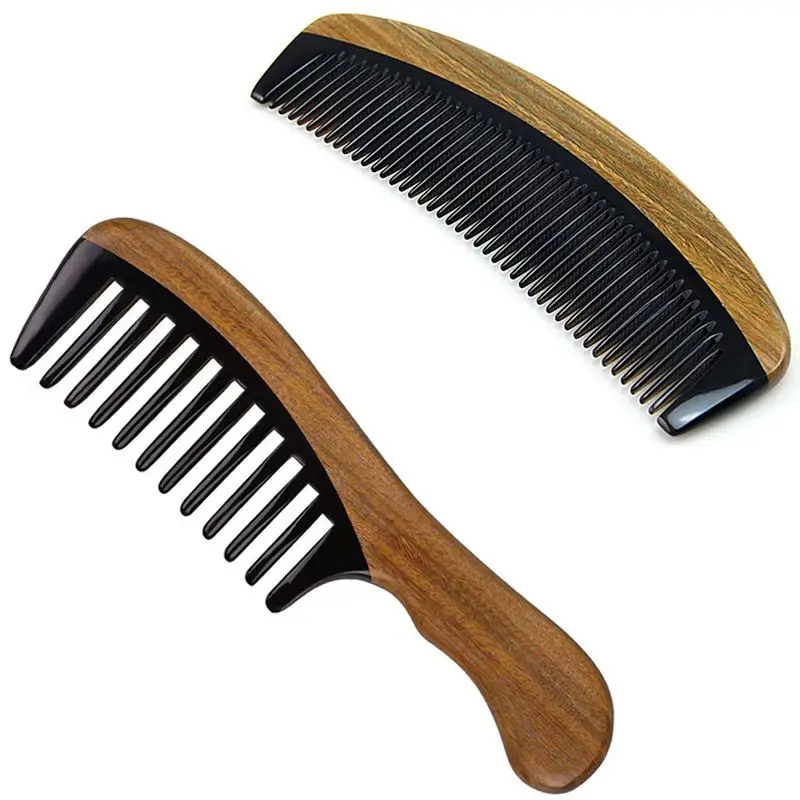 AD-2 Pcs Natural Green Sandalwood Horn Comb Sandalwood Straight Hair Comb Hairdressing Tools Horns And Wooden Comb
AD-2 Pcs Natural Green Sandalwood Horn Comb Sandalwood Straight Hair Comb Hairdressing Tools Horns And Wooden Comb