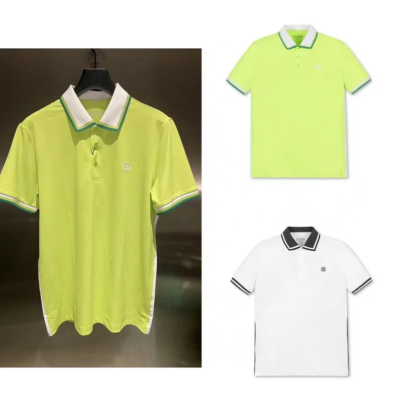 South Korea original single Golf clothing men's short sleeve T-shirt outdoor sports quick dry breathable loose POLO shirt ball s
South Korea original single Golf clothing men's short sleeve T-shirt outdoor sports quick dry breathable loose POLO shirt ball s