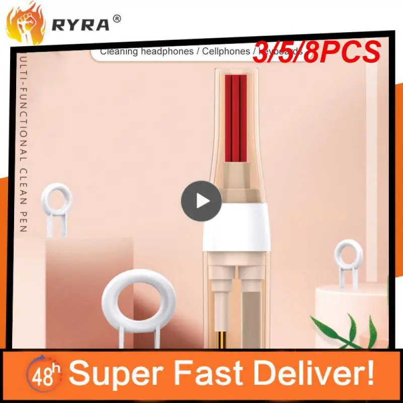 3/5/8PCS Earplugs Dirt Brush New Design Abs Cleaning Brush Easy To Clean Multifunctional Clean Kit
3/5/8PCS Earplugs Dirt Brush New Design Abs Cleaning Brush Easy To Clean Multifunctional Clean Kit
