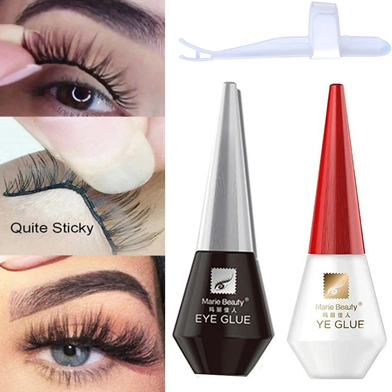 Quick Dry False Eyelash Glue Thick Transparent/Black Waterproof Long Lasting EyeLash Glue Extension Eyelash Makeup Tool
Quick Dry False Eyelash Glue Thick Transparent/Black Waterproof Long Lasting EyeLash Glue Extension Eyelash Makeup Tool