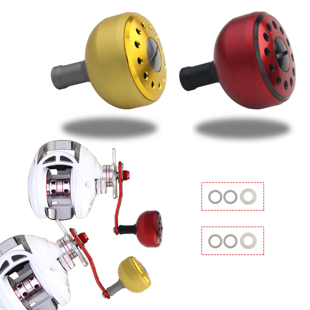 Diameter 32mm/35mm/38mm Alloy Alluminum Fishing Handle Knob Fishing Reel Handle Accessory Fishing Tools Red Gold
Diameter 32mm/35mm/38mm Alloy Alluminum Fishing Handle Knob Fishing Reel Handle Accessory Fishing Tools Red Gold