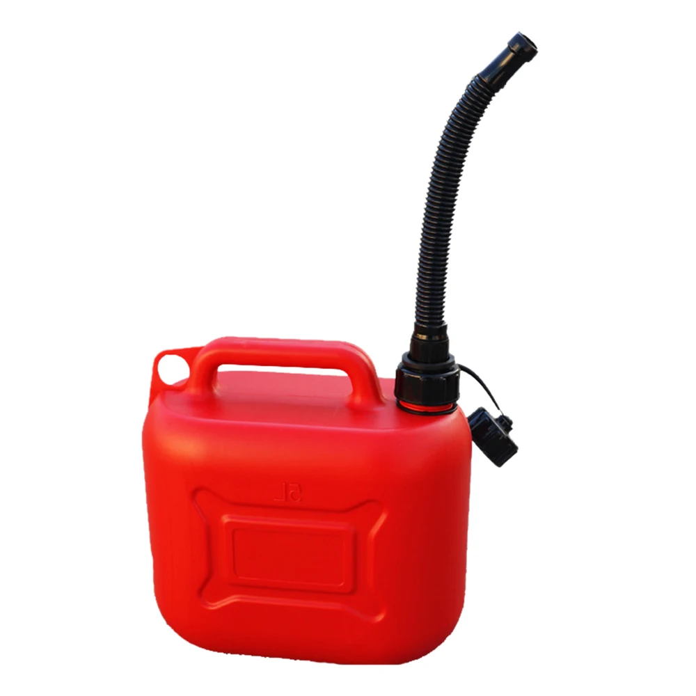 

5L Portable Fuel Tank Red Gas Cans Spare Petrol Plastic Tanks Mount Motorcycle Jerry Can Gasoline Oil Container Fuel-jugs