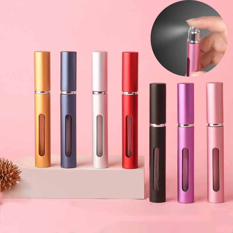 1pc 5ml Portable Perfume Bottle Mini Metal Sprayer Refillable Aluminum Empty Glass Atomizer Travel Women Cosmetic Containers
1pc 5ml Portable Perfume Bottle Mini Metal Sprayer Refillable Aluminum Empty Glass Atomizer Travel Women Cosmetic Containers