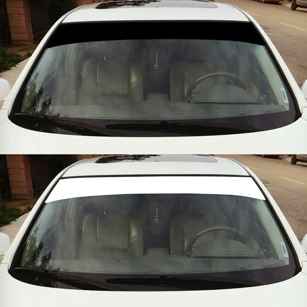 135x21CM Car Window Visor Vinyl Windshield Banner Strip Racing Waterproof Window Car Sun Decorative Stickers Sunscreen Blank
135x21CM Car Window Visor Vinyl Windshield Banner Strip Racing Waterproof Window Car Sun Decorative Stickers Sunscreen Blank