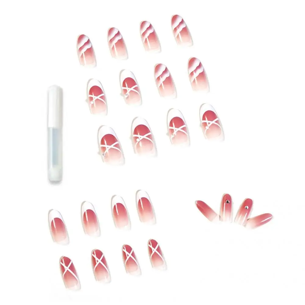 24Pcs/Set Fake Nails Delicate Lightweight Seamless for Female Nail Extension Tip Press On Nail
24Pcs/Set Fake Nails Delicate Lightweight Seamless for Female Nail Extension Tip Press On Nail