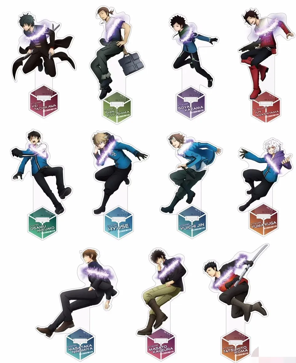 Anime World Trigger Osamu Mikumo Yuichi Jin Hyuse Yuma Kugo Acrylic Figure Stand Figure a5087 Stand Model Plate Toy
Anime World Trigger Osamu Mikumo Yuichi Jin Hyuse Yuma Kugo Acrylic Figure Stand Figure a5087 Stand Model Plate Toy