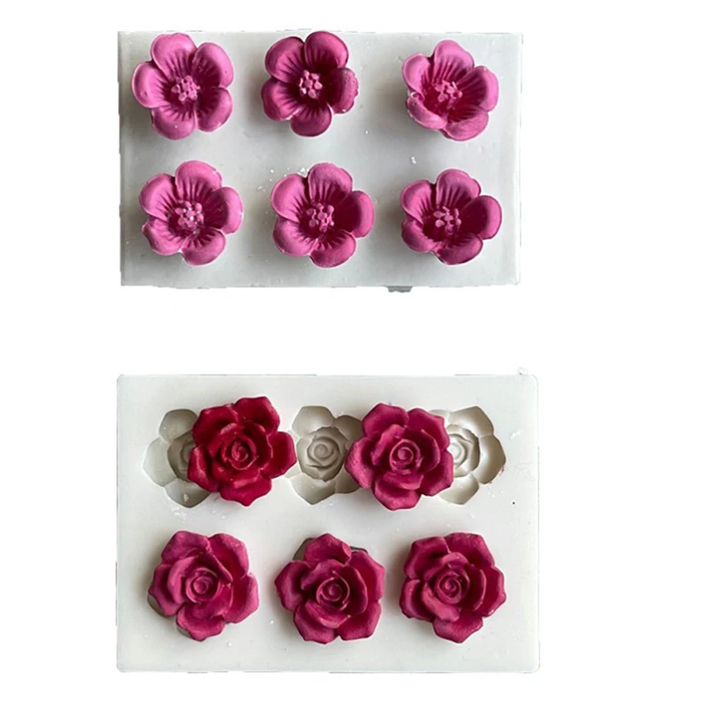Rose Flower Silicone Sugarcraft Mold Cookie Cupcake Chocolate Baking Mold Fondant Cake Decorating Tools
Rose Flower Silicone Sugarcraft Mold Cookie Cupcake Chocolate Baking Mold Fondant Cake Decorating Tools