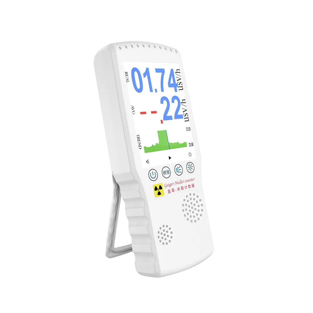 Portable Geiger Counter Dosimeter Electromagnetic Nuclear Radiation Detector for Tester Analysis Instruments
Portable Geiger Counter Dosimeter Electromagnetic Nuclear Radiation Detector for Tester Analysis Instruments