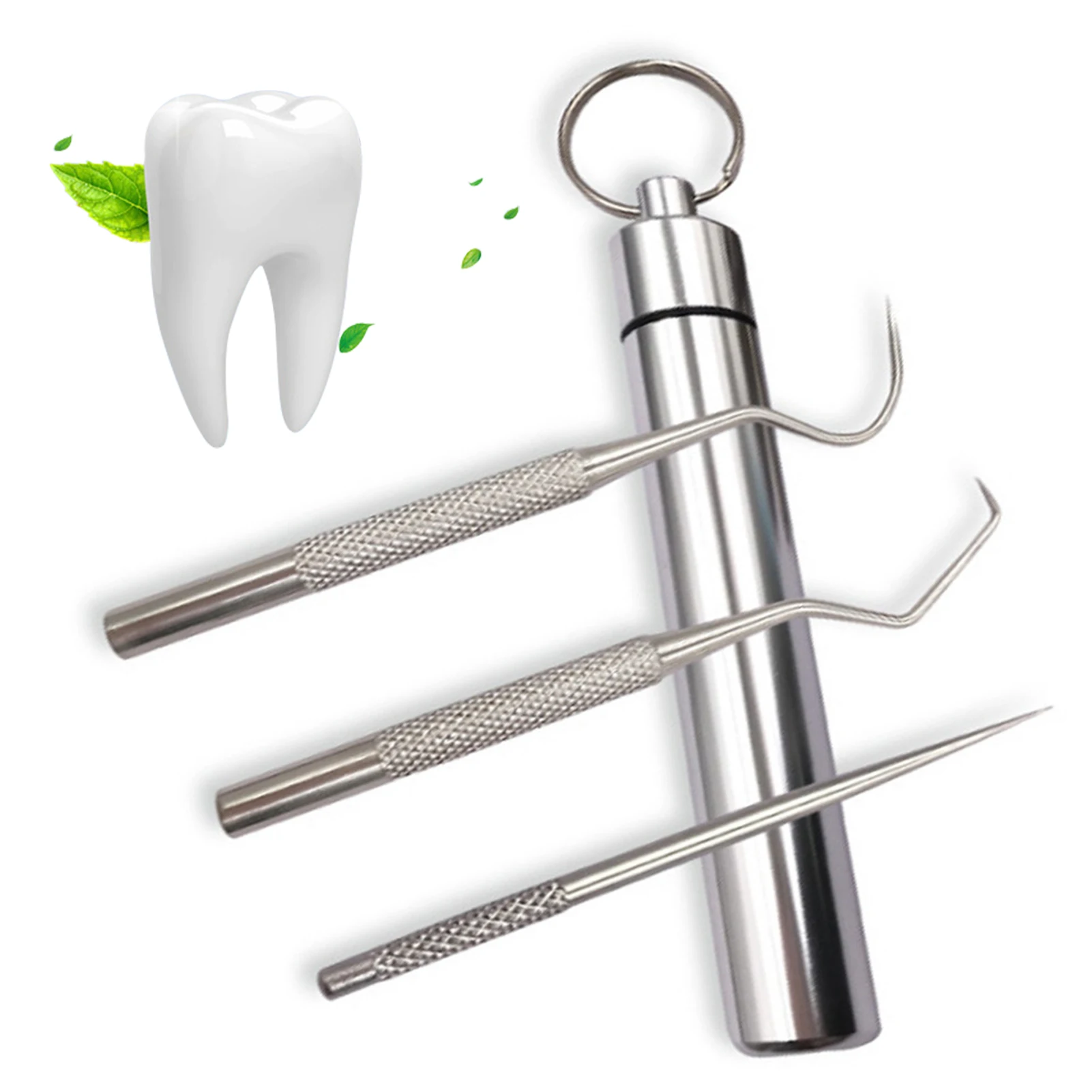 Stainless Steel Toothpicks Pocket Set Portable Waterproof Toothpick Dispenser With Key Ring Pocket Toothpick Holder For Purse
Stainless Steel Toothpicks Pocket Set Portable Waterproof Toothpick Dispenser With Key Ring Pocket Toothpick Holder For Purse