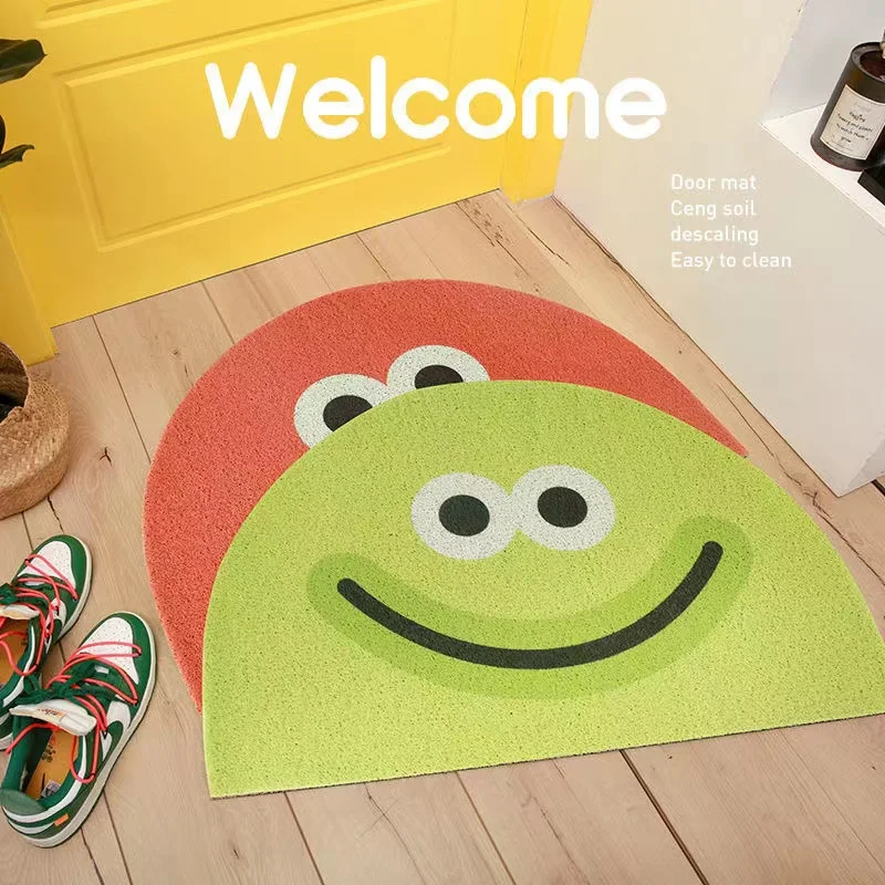 Fun Smiley Semicircular Door Mat Carpet PVC Non-slip Mat Living Room Mat Custom Mat Carpet Can Cut Porch Corridor Entrance Door
Fun Smiley Semicircular Door Mat Carpet PVC Non-slip Mat Living Room Mat Custom Mat Carpet Can Cut Porch Corridor Entrance Door