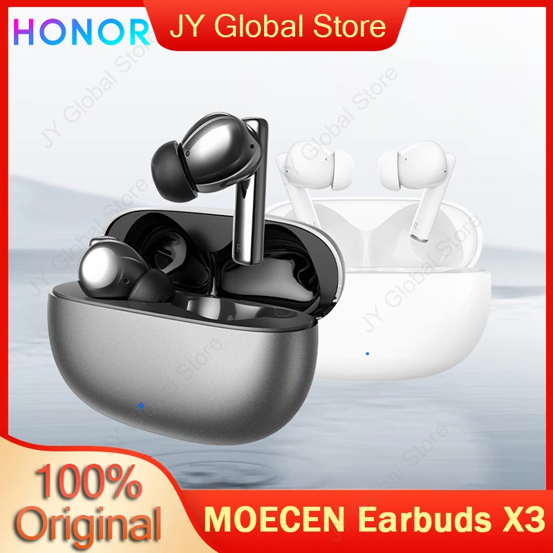 Наушники HONOR CHOICE MOECEN X3 TWS, наушники с двойным микрофоном и шумоподавлением, время автономной работы 36 часов, Bluetooth 5,2, игры с низкой задержкой
Наушники HONOR CHOICE MOECEN X3 TWS, наушники с двойным микрофоном и шумоподавлением, время автономной работы 36 часов, Bluetooth 5,2, игры с низкой задержкой