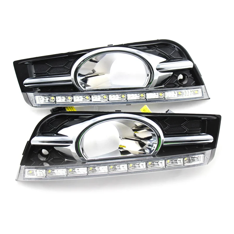 For Chevrolet Cruze 09-12 Left &Right DRL LED Daytime Running Light Lamp with Fog Lamp Hole Turn Signal Dimmed Light 
For Chevrolet Cruze 09-12 Left &Right DRL LED Daytime Running Light Lamp with Fog Lamp Hole Turn Signal Dimmed Light