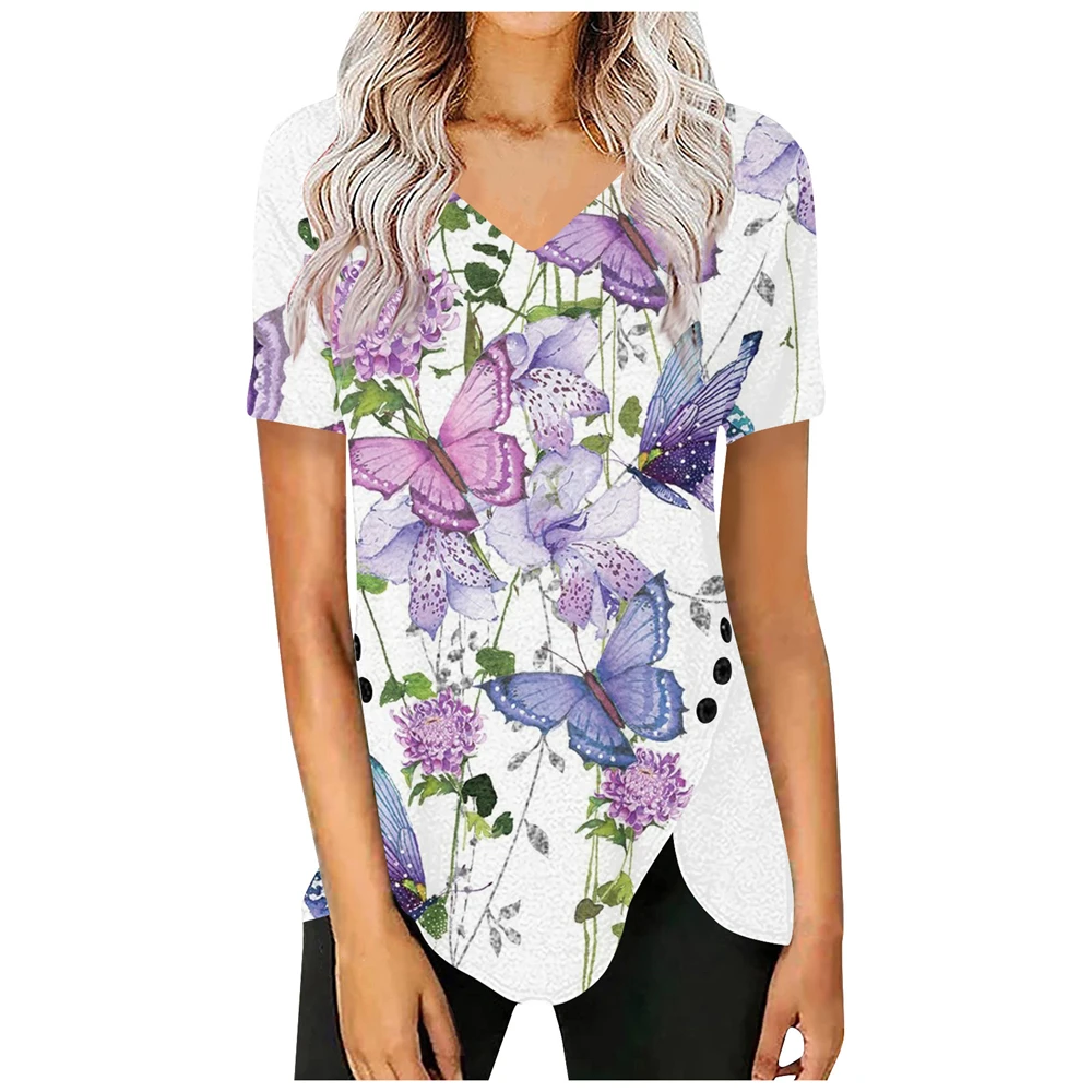 2023 Women's T-Shirts Fashion Floral Theme T Shirt Floral Plants Tees Summer Clothing Basic Female Tops 3D Print Loose Pullover
2023 Women's T-Shirts Fashion Floral Theme T Shirt Floral Plants Tees Summer Clothing Basic Female Tops 3D Print Loose Pullover