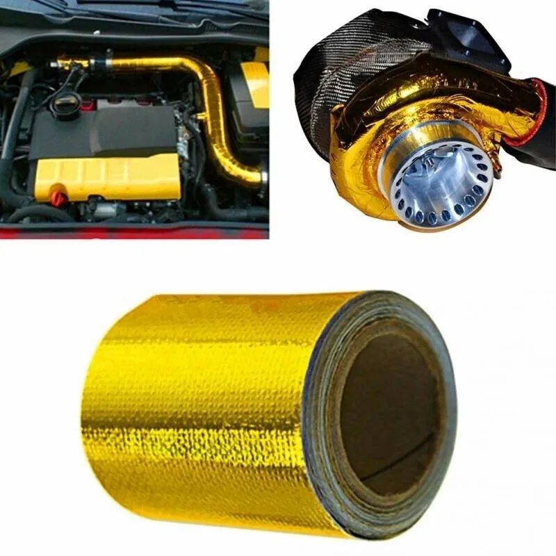 Thermal Exhaust Tape Heat Shield Wrap Tape 100 X 5cm Air Intake Heat Insulation High Temperature Insulation Tape
Thermal Exhaust Tape Heat Shield Wrap Tape 100 X 5cm Air Intake Heat Insulation High Temperature Insulation Tape