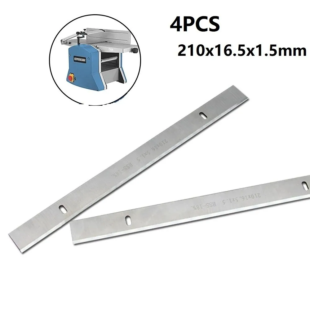 4pcs 8\\\\\\\" HSS Planer Blade 210x16.5x1.5mm Wood Planer Power Tool Suitable For ERBAUER 052 BTE & PB02
4pcs 8\\\\\\\" HSS Planer Blade 210x16.5x1.5mm Wood Planer Power Tool Suitable For ERBAUER 052 BTE & PB02