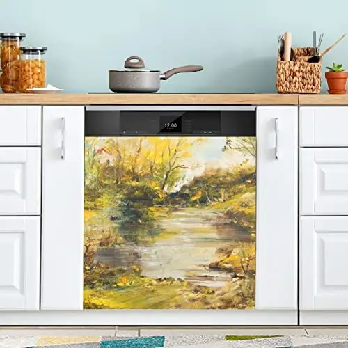 Front Dishwasher Magnet Sticker Cover Decorative Appliances Stickers Autumn Forest Fall Oil Painting Refrigerator Skins Dishwash
Front Dishwasher Magnet Sticker Cover Decorative Appliances Stickers Autumn Forest Fall Oil Painting Refrigerator Skins Dishwash