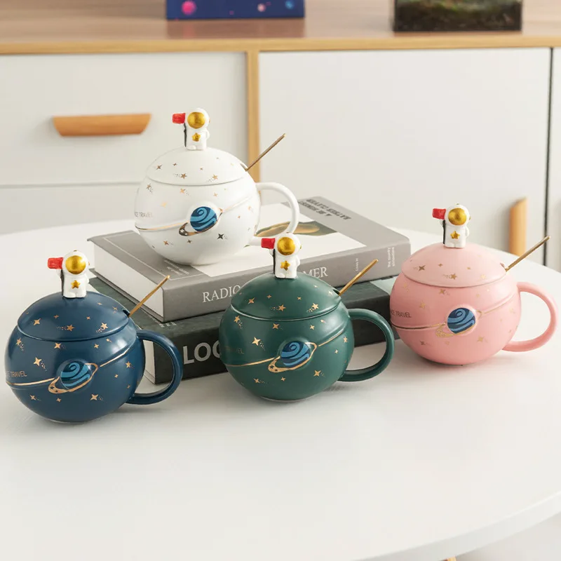 Creative Space Astronaut Star Cup Student Breakfast Cup Children's Milk Mug Ceramic Cup Cartoon Coffee Cup
Creative Space Astronaut Star Cup Student Breakfast Cup Children's Milk Mug Ceramic Cup Cartoon Coffee Cup
