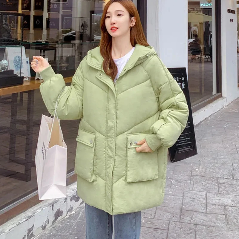 New Autumn Winter Warm Down Cotton Jacket Womens Hooded Parka Outerwear Cold Quilted Jacket Female Student Casual Cotton Clothes
New Autumn Winter Warm Down Cotton Jacket Womens Hooded Parka Outerwear Cold Quilted Jacket Female Student Casual Cotton Clothes